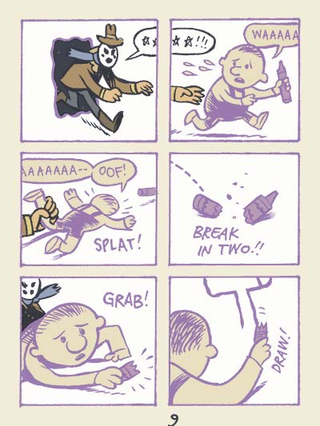 Illustration for article titled Watchmen Parody Sends Rorschach Through the Underworld of Children’s Lit